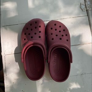 Maroon Crocs